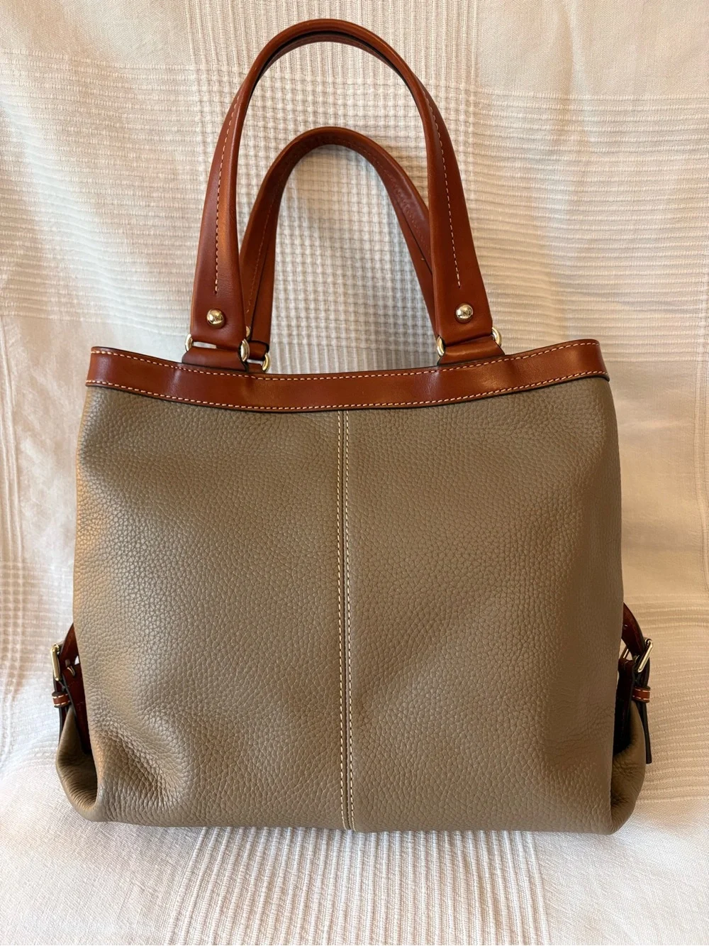 Dooney & Bourke Pebble Grain Small Sara Bag - Elephant